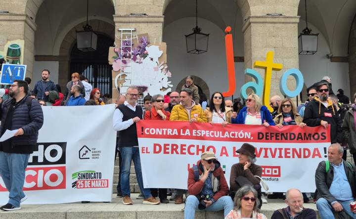 UGT FICA Extremadura alza la voz por el derecho real a una vivienda digna